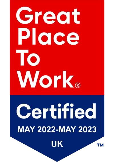 Great Place to Work certification badge