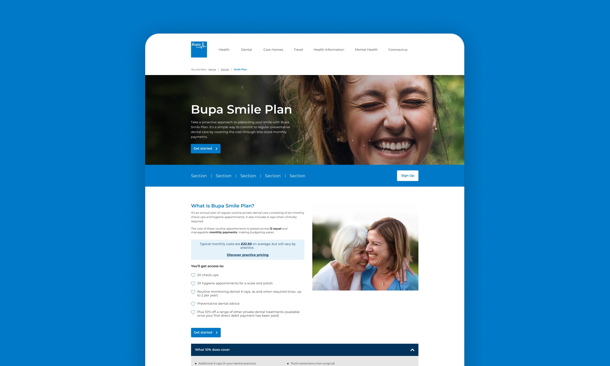 Healthcare and dental health digital services